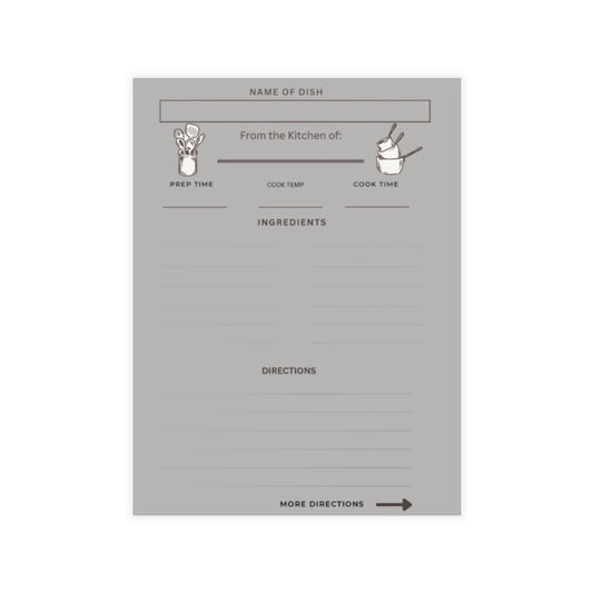 Recipe Postcard Bundles for Culinary Creativity, Perfect for Cooking Events, Gifts, Kitchen Organization, Foodie Gatherings