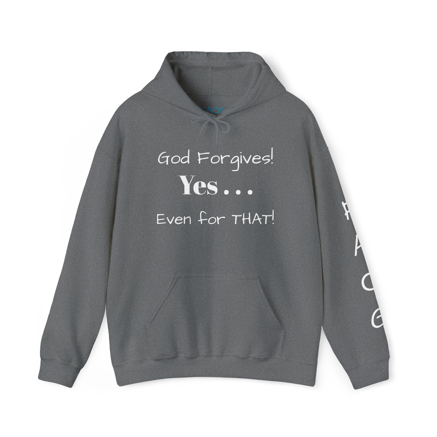 FAOG Inspirational Hoodie.  Planting Seeds wherever you go!